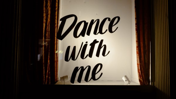 Dance With Me Words Inscription wallpaper