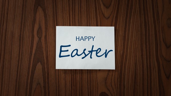 Easter Inscription Holiday wallpaper