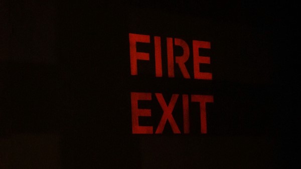 Exit Text Inscription Wallpaper