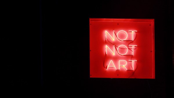 Inscription Art Neon wallpaper