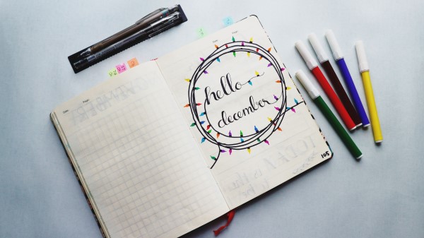 Inscription December Markers Wallpaper