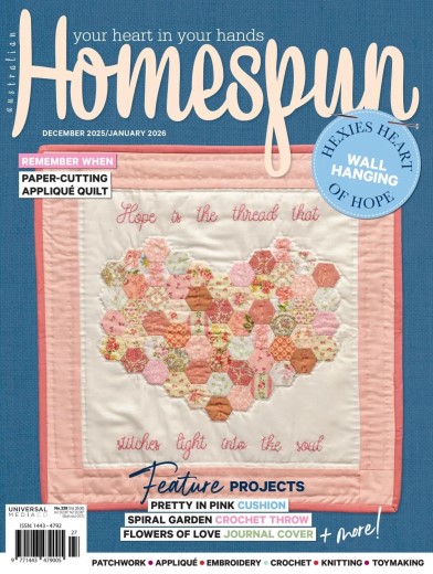 Australian Homespun - Issue 26.6 2025