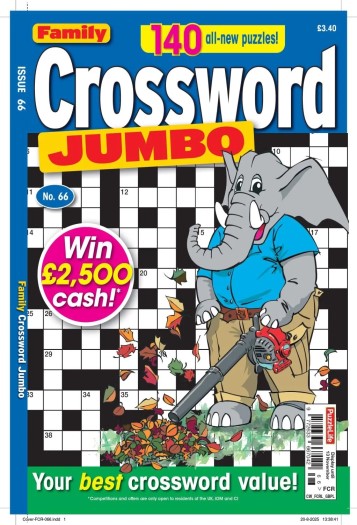 Family Crossword Jumbo - October 2025