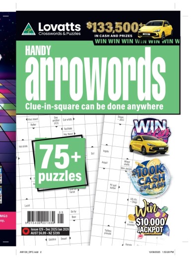 Lovatts Handy Arrowords - Issue 129 2025