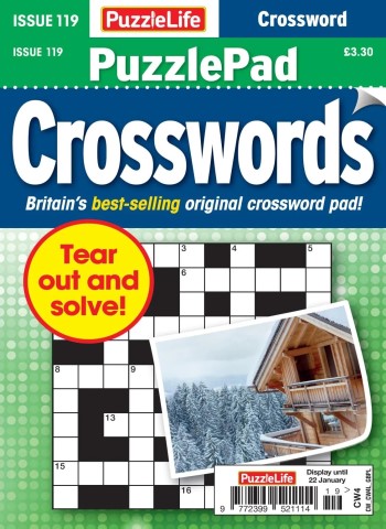 PuzzleLife PuzzlePad Crosswords - Issue 119 2025 Magazine