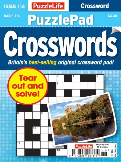 PuzzleLife PuzzlePad Crosswords - October 2025