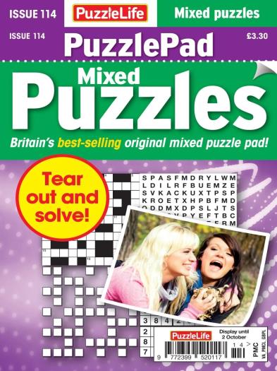 PuzzleLife PuzzlePad Puzzles - September 2025