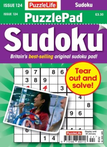 PuzzleLife PuzzlePad Sudoku - December 2025 Magazine