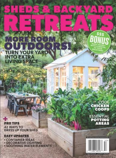 Sheds & Backyard Retreats - More Room Outdoors!, 2025