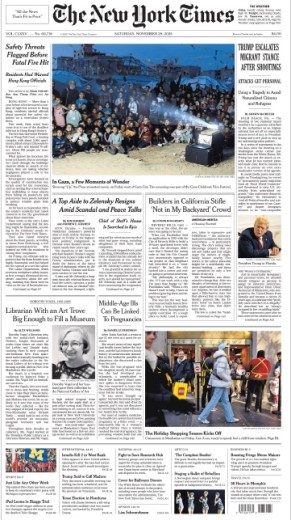 The New York Times - 29 November 2025