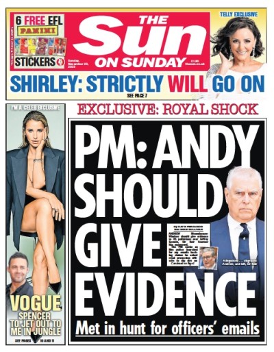 The Sun On Sunday UK - 23 November 2025