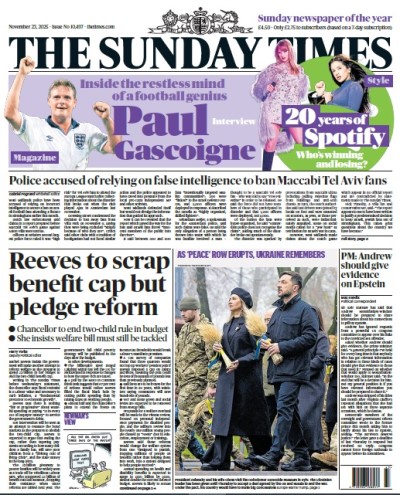 The Sunday Times UK - November 23, 2025