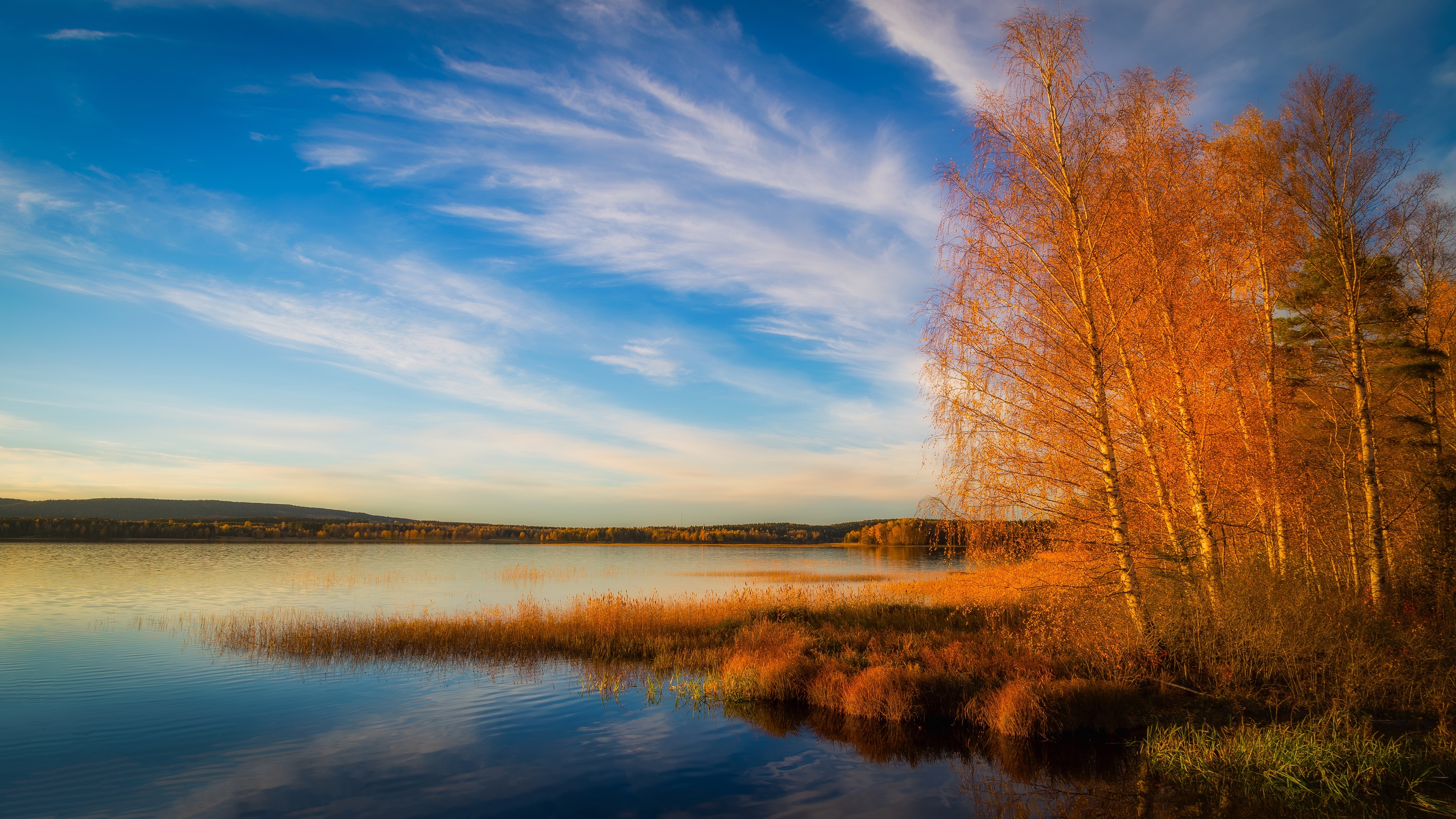 Autumn Day On The Lake Wallpaper