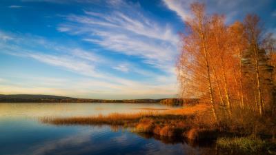 Autumn Day On The Lake wallpaper