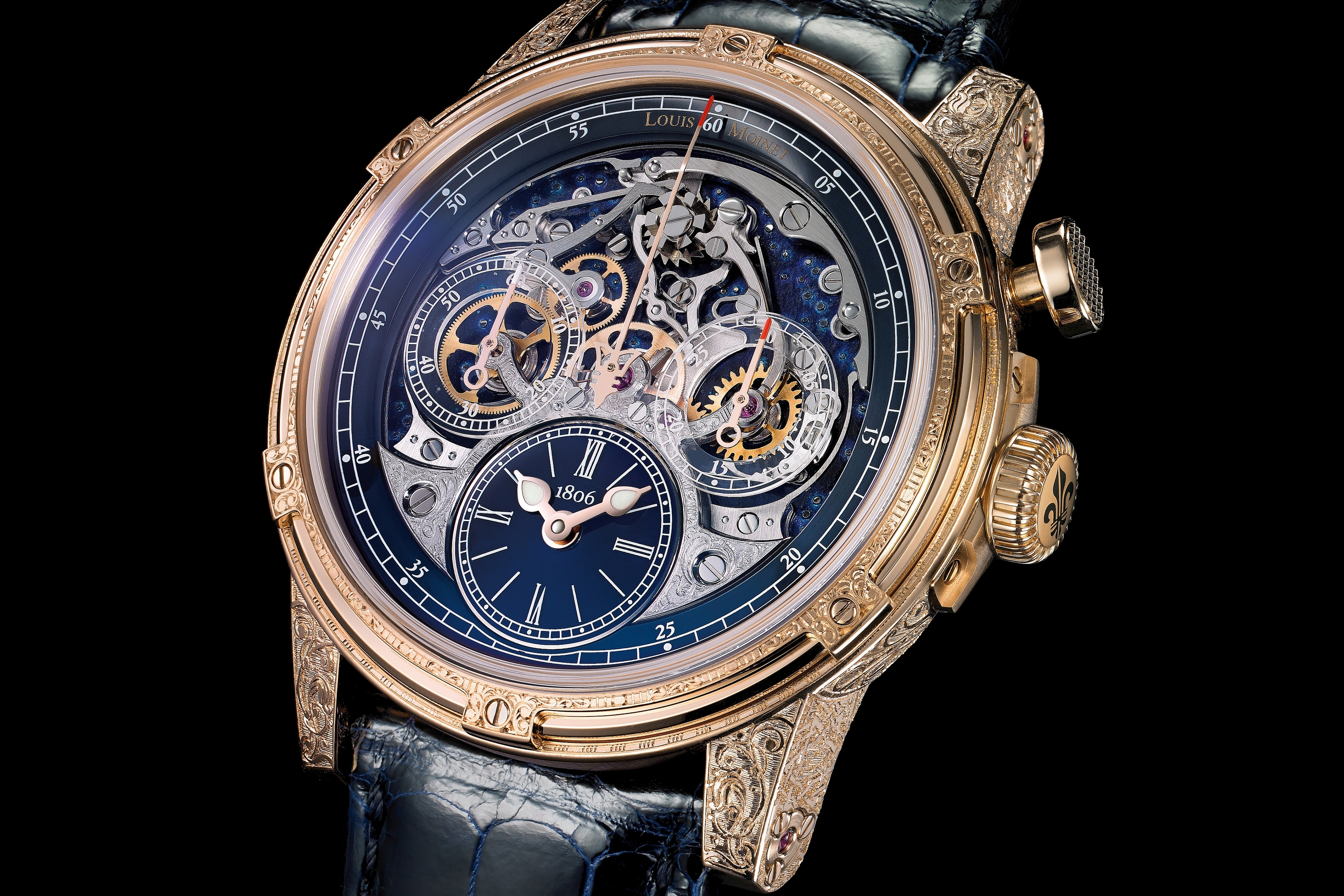 Louis balck Moinet Watch Wallpaper