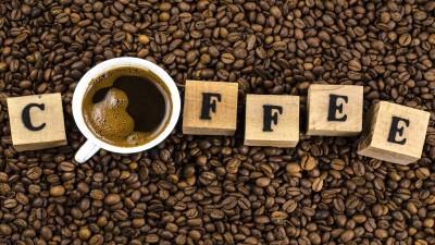 coffee brown beans cup wallpaper