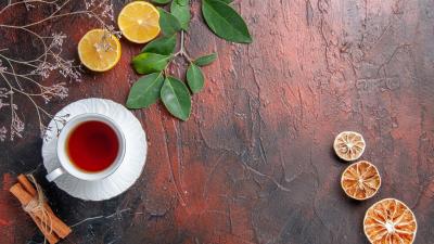 tea food cup lemon wallpaper