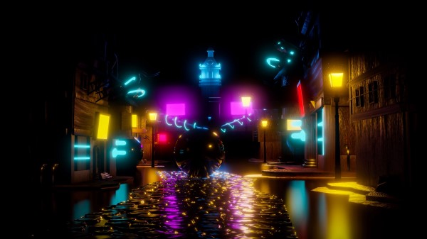 Ball Neon Space wallpaper