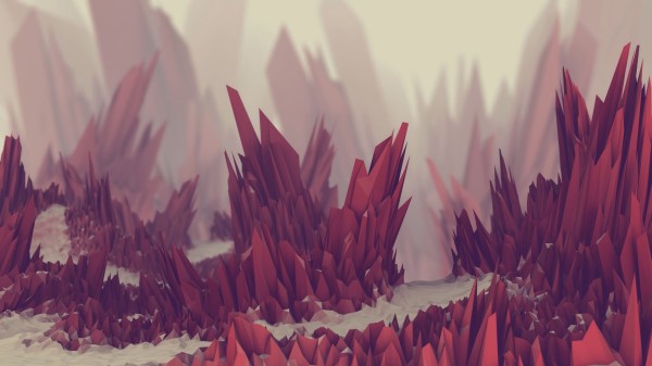 Crystals Scratchy 3d Wallpaper