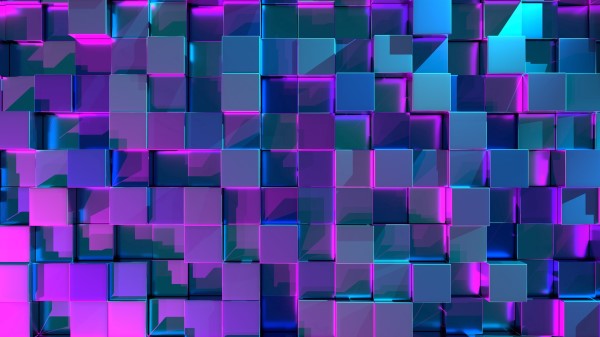 Cubes Surface Rendering Wallpaper