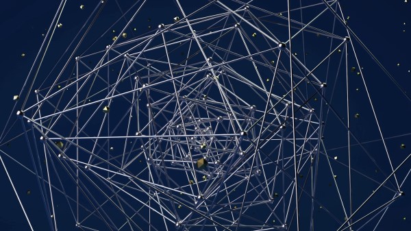 Structure Tangled 3D wallpaper