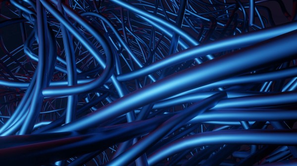 Threads Tangled Plexus Wallpaper