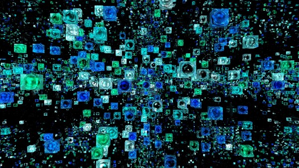 Volume Square Abstraction Wallpaper