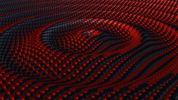 Wave Relief 3D wallpaper