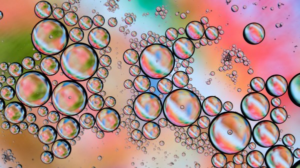 Bubbles Gradient Colorful wallpaper