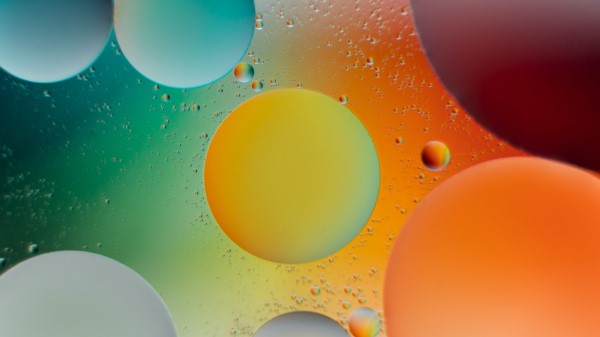 Bubbles Gradient Multicolored wallpaper