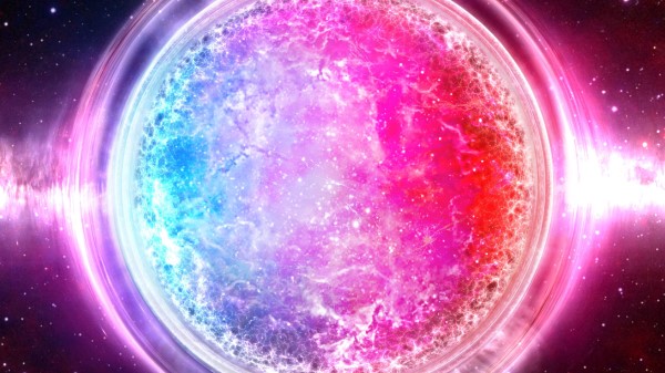 Circle Light Distortion Wallpaper