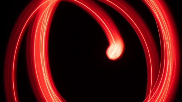 Circles Light Long Exposure Wallpaper