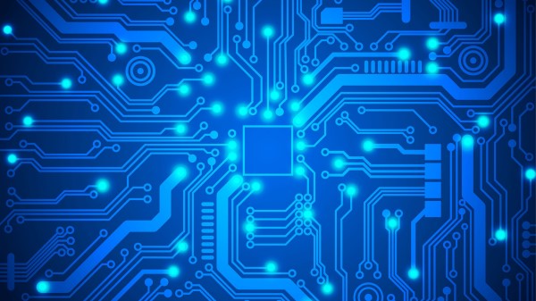 Circuit Lines Points wallpaper