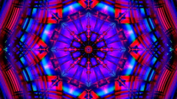 Fractal Kaleidoscope Pattern wallpaper