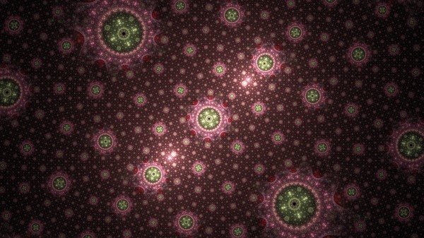 Fractal Pattern Glow Image Wallpaper