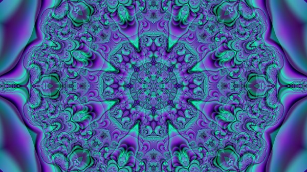 Fractal Pattern Gradient wallpaper