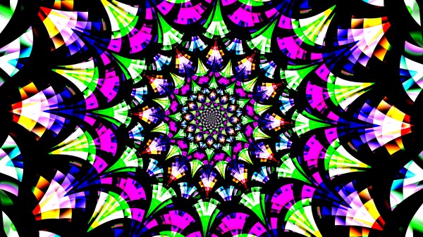 Fractal Pattern Kaleidoscope wallpaper