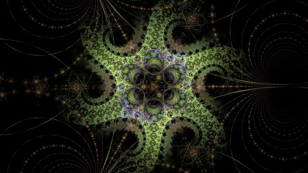 Fractal Pattern Tangled Image Wallpaper