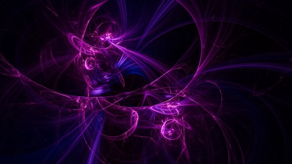Fractal Rays Radiation Wallpaper