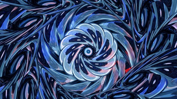 Fractal Twisted Entangled Wallpaper