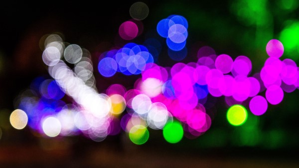 Glare Circles Bright Colorful Wallpaper