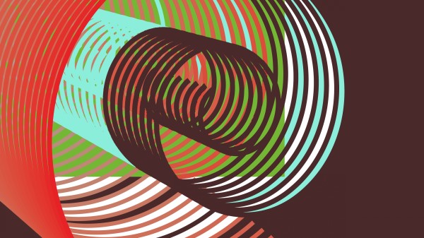 Line Rotation Illusion Colorful Image wallpaper