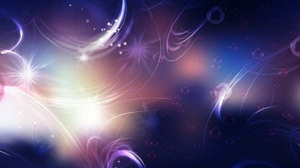 Lines Circles Feather Glow wallpaper