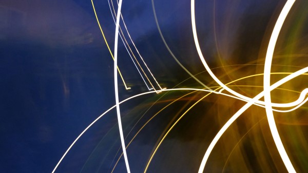 Lines Glow Long Exposure Image wallpaper