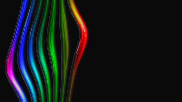 Lines Stripes Multicolored Rainbow Wallpaper