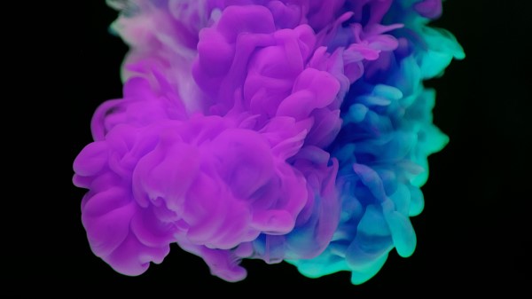 Paint Clot Purple Wallpaper