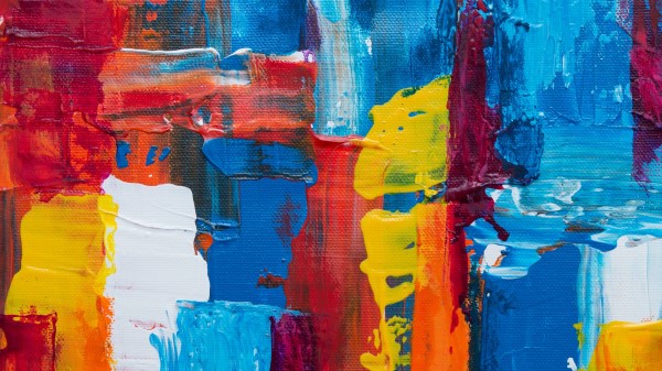 Paint Multicolored Strokes wallpaper