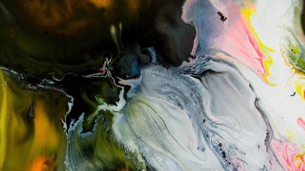 Paint Stains Abstraction Wallpaper