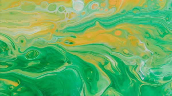 Paint Stains Green wallpaper