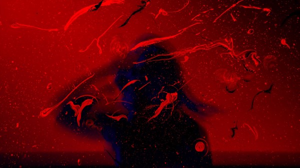 Silhouette Paint Spray wallpaper